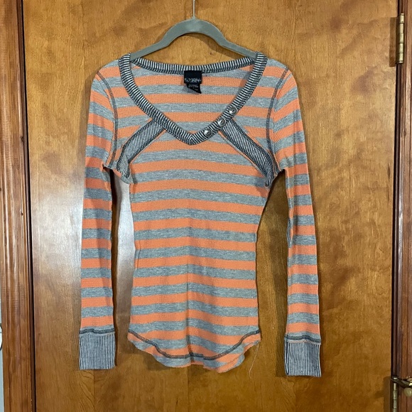 Daytrip Fitted Long Sleeve Waffle Knit 